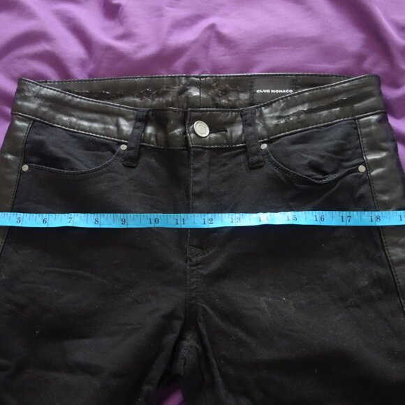 Club Monaco Size 4 Black Pants - Picture 2 of 13